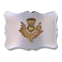Kilt Buckle White